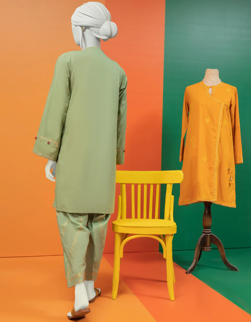 GREEN LAWN 2PC STITCHED | JLAWN-S-JST-US-22-1658/S PAULINE - Image 2
