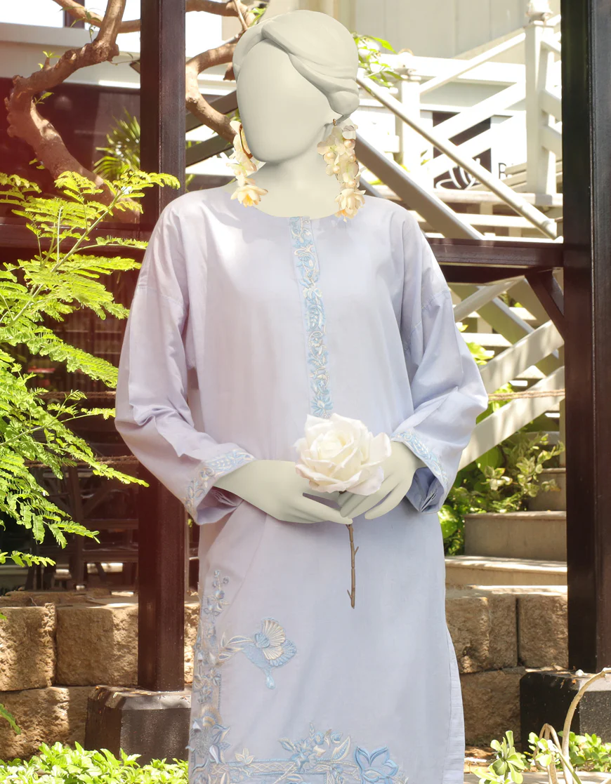 BLUE LAWN 2PC STITCHED | JLAWN-S-JST-US-23-1678/S FLORAL-2 - Image 3