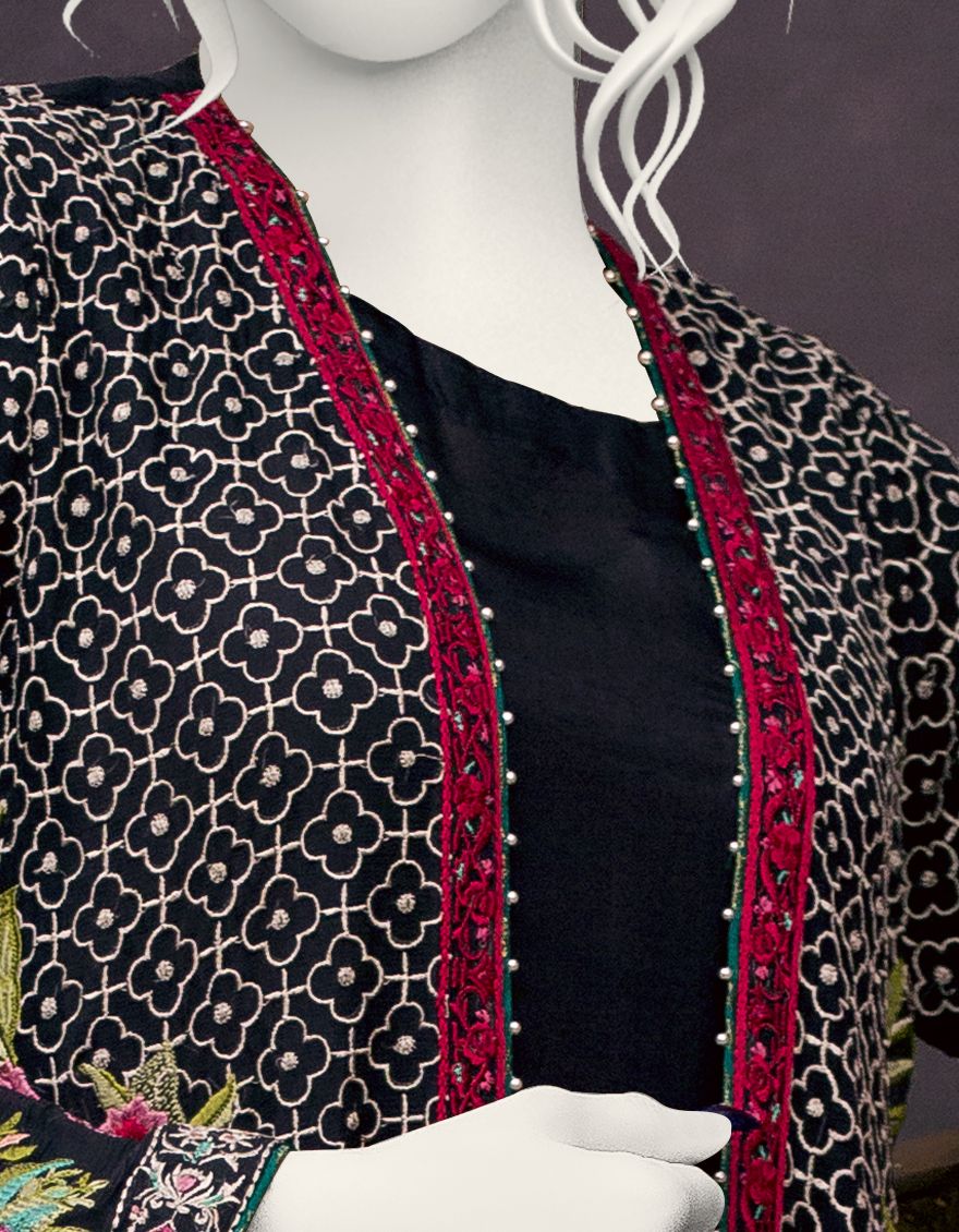 DARK GREEN 3PC UNSTITCHED | JLAWN-S-US-18-222 ALLAWN - Image 2