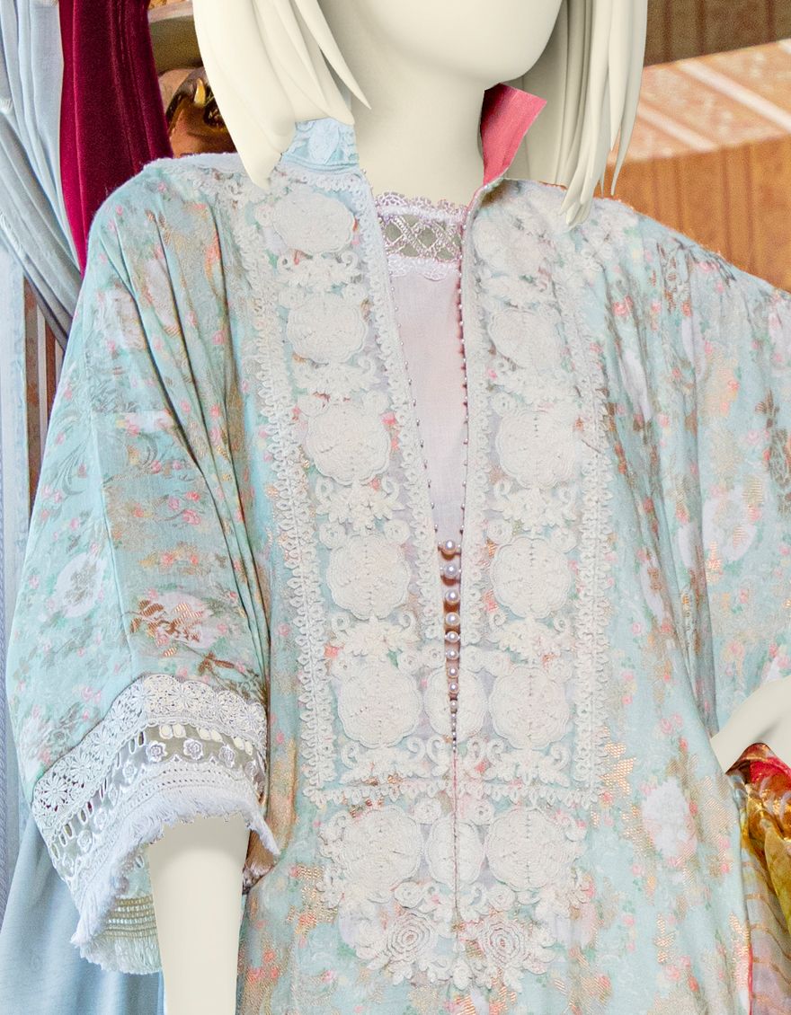 PISTACHIO LAWN 3PC UNSTITCHED | JLAWN-S-US-21-246 FERIDE - Image 2