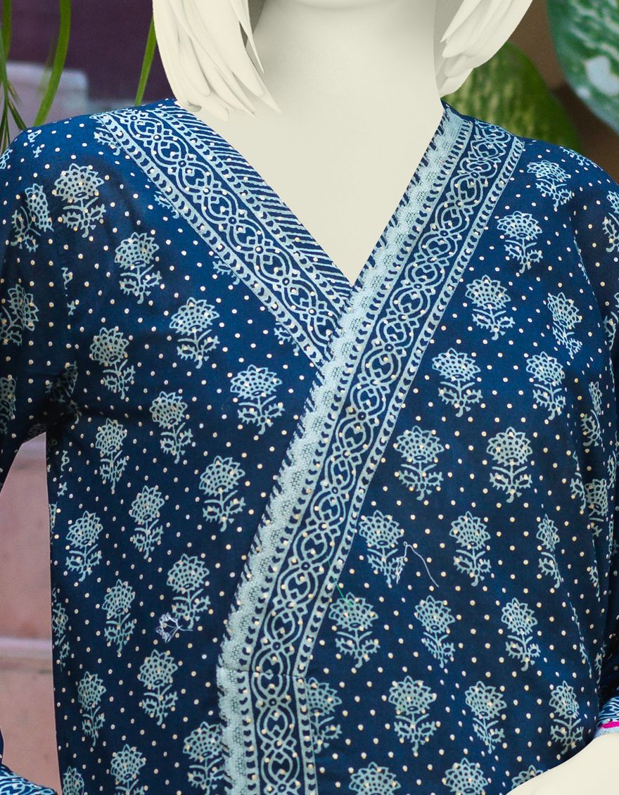 BLUE LAWN 3PC UNSTITCHED | JLAWN-S-US-21-282 LAMNI - Image 3
