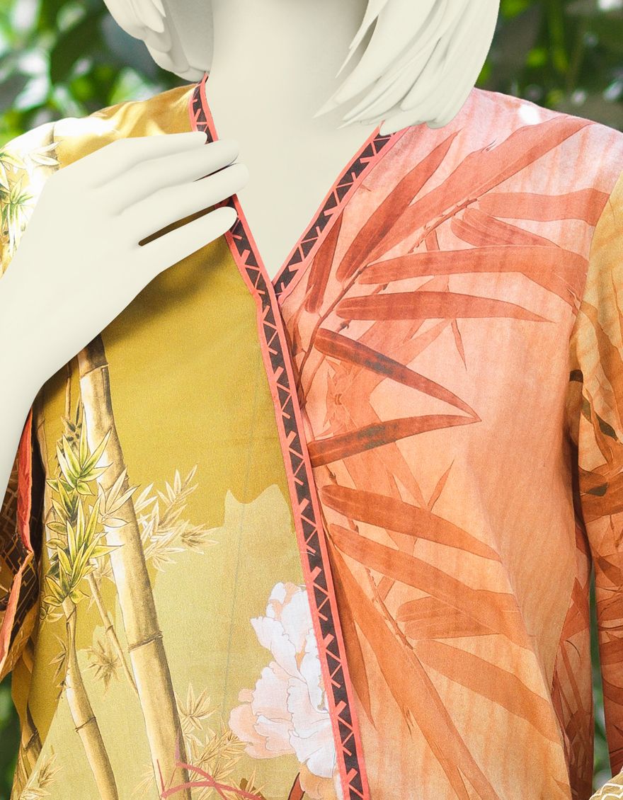 MULTICOLOR LAWN 3PC UNSTITCHED | JLAWN-S-US-21-292 ORIENTAL - Image 3