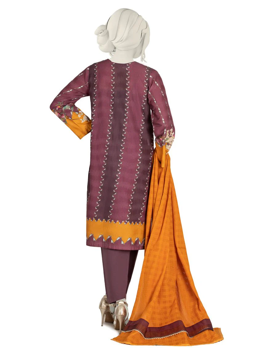 MAROON 3PC STITCHED | JLAWN-S-US-22-012/S BLEND - Image 2