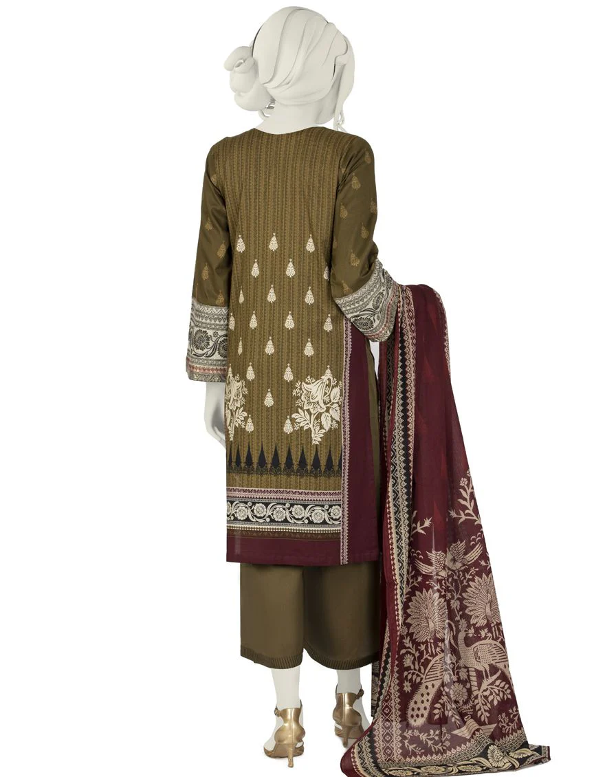 GREEN LAWN 3PC STITCHED | JLAWN-S-US-22-017/S BLOCK HERITAGE - Image 2
