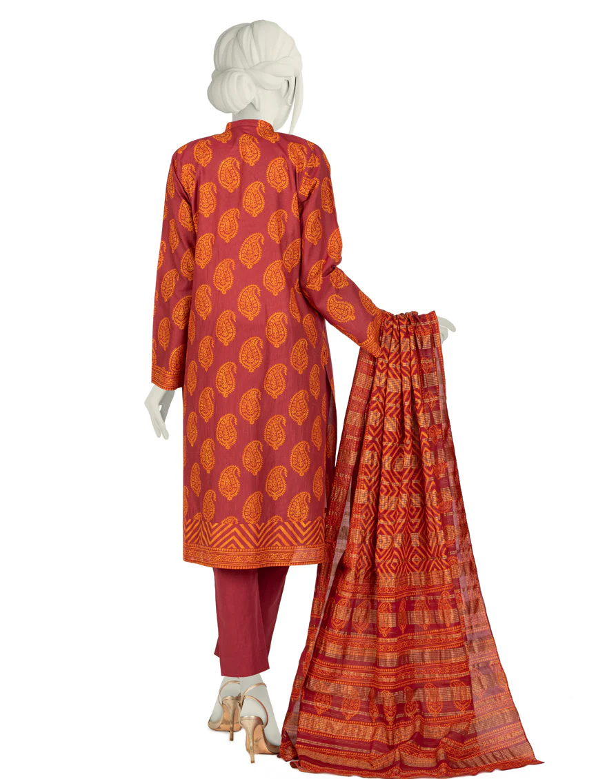 RED LAWN 3PC STITCHED | JLAWN-S-US-22-028/S ITSUKI - Image 3