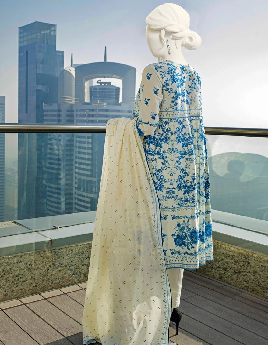 OFF WHITE LAWN 3PC STITCHED | JLAWN-S-US-22-041/S GUL-1-22 - Image 2