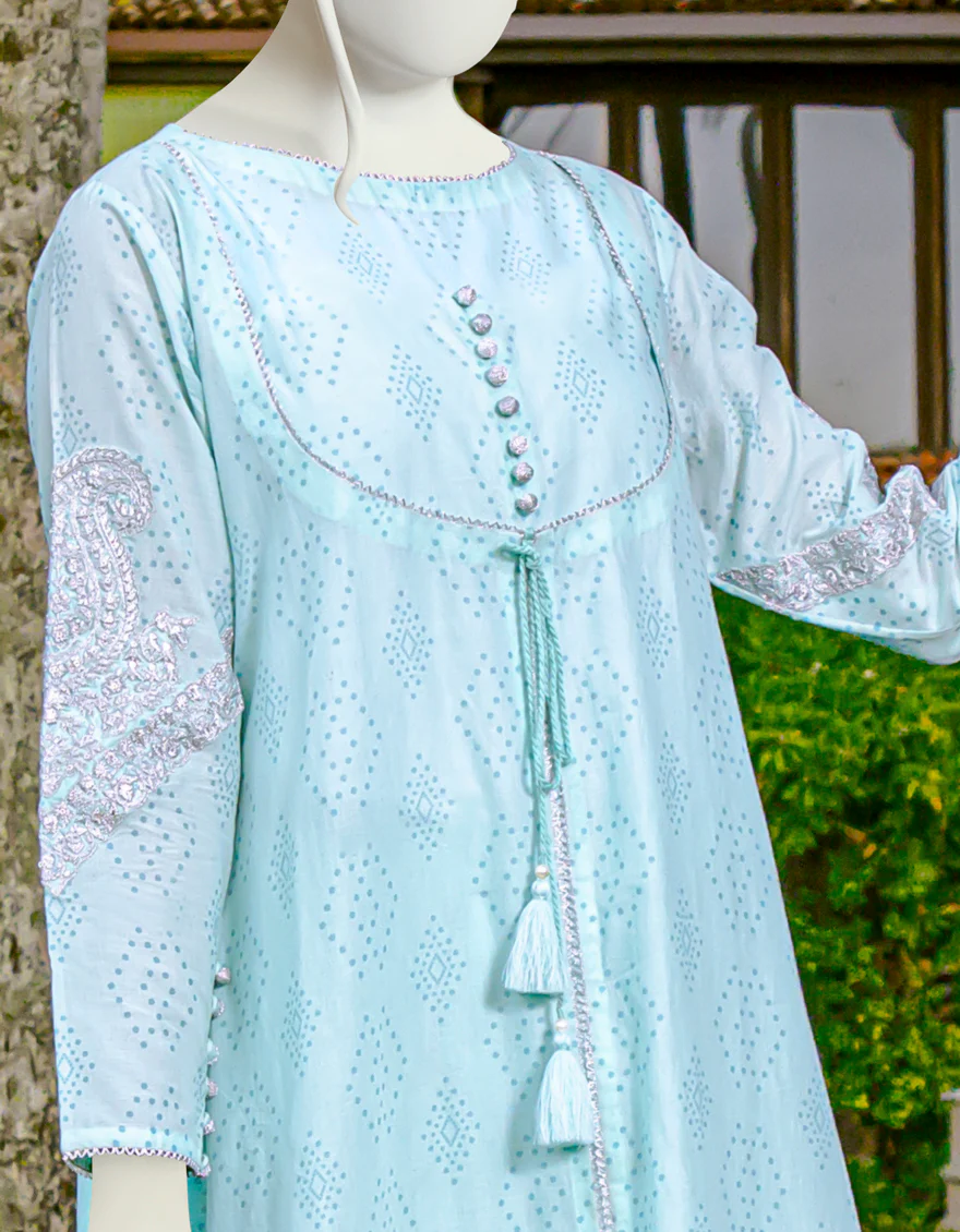 FEROZI LAWN 3PC STITCHED | JLAWN-S-US-22-052/S ASTER - Image 2