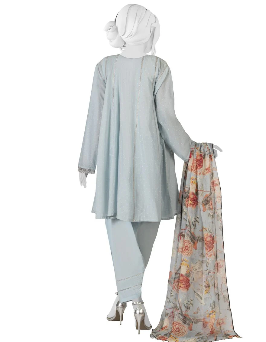 BLUE LAWN 3PC STITCHED | JLAWN-S-US-22-059/S PACIFYING - Image 2