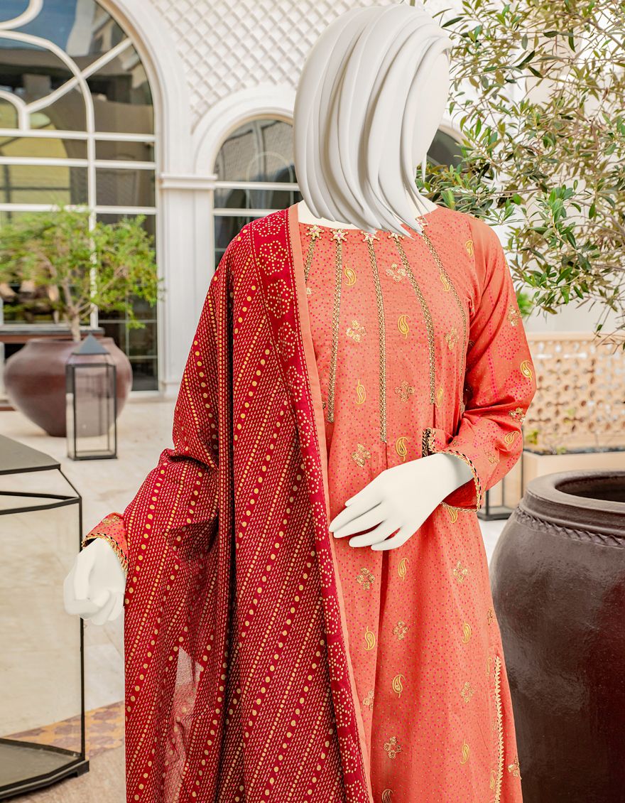 CHROME LAWN 3PC UNSTITCHED | JLAWN-S-US-22-067 RIWAYAT - Image 2