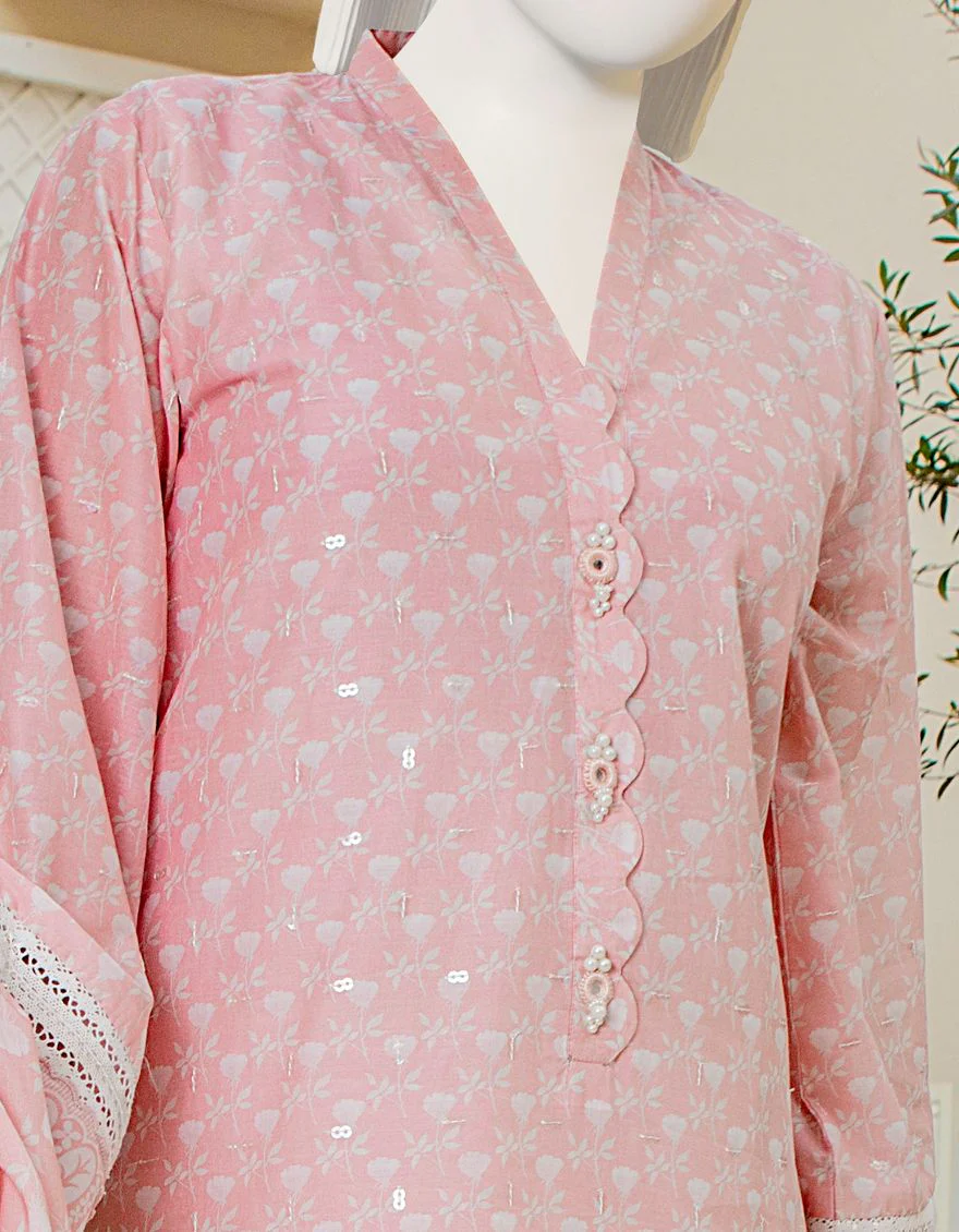 PINK LAWN 3PC UNSTITCHED | JLAWN-S-US-22-155 ZOYA - Image 5