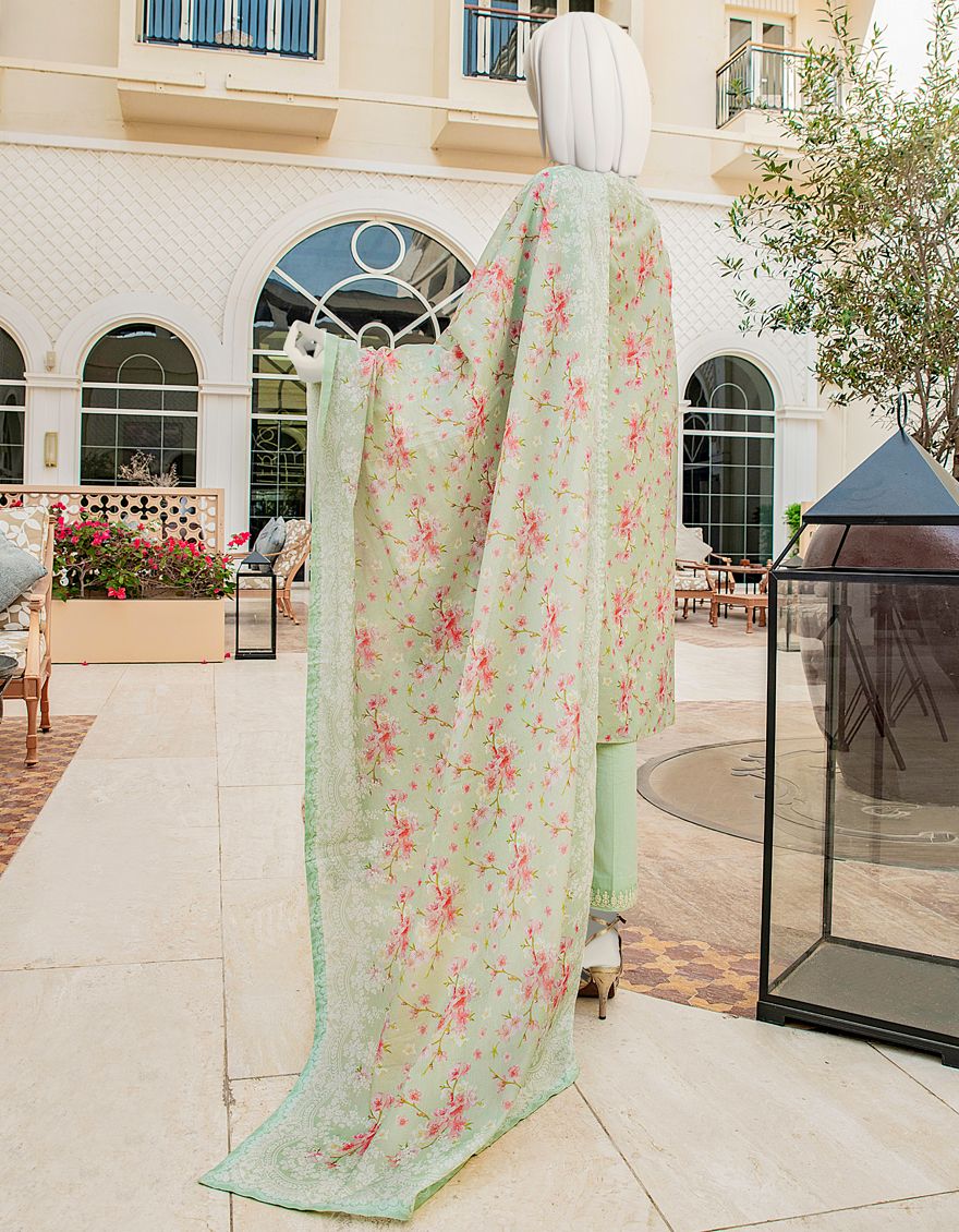 PISTACHIO LAWN 3PC UNSTITCHED | JLAWN-S-US-22-158 KESTER - Image 4