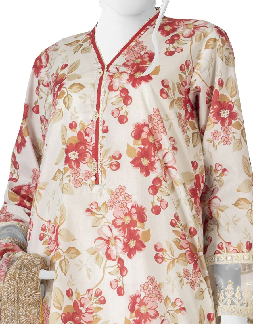WHITE 3PC UNSTITCHED | JLAWN-S-US-22-180 THE BALM - Image 3