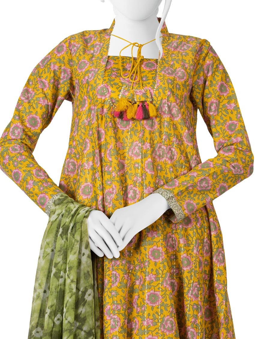 MUSTARD 3PC UNSTITCHED | JLAWN-S-US-22-186 MUSTARD - Image 3