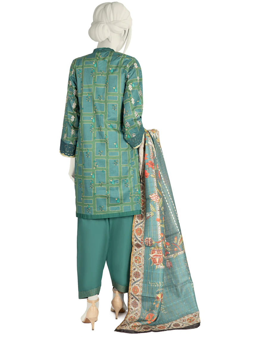 GREEN LAWN 3PC STITCHED | JLAWN-S-US-22-234/S IFA - Image 3