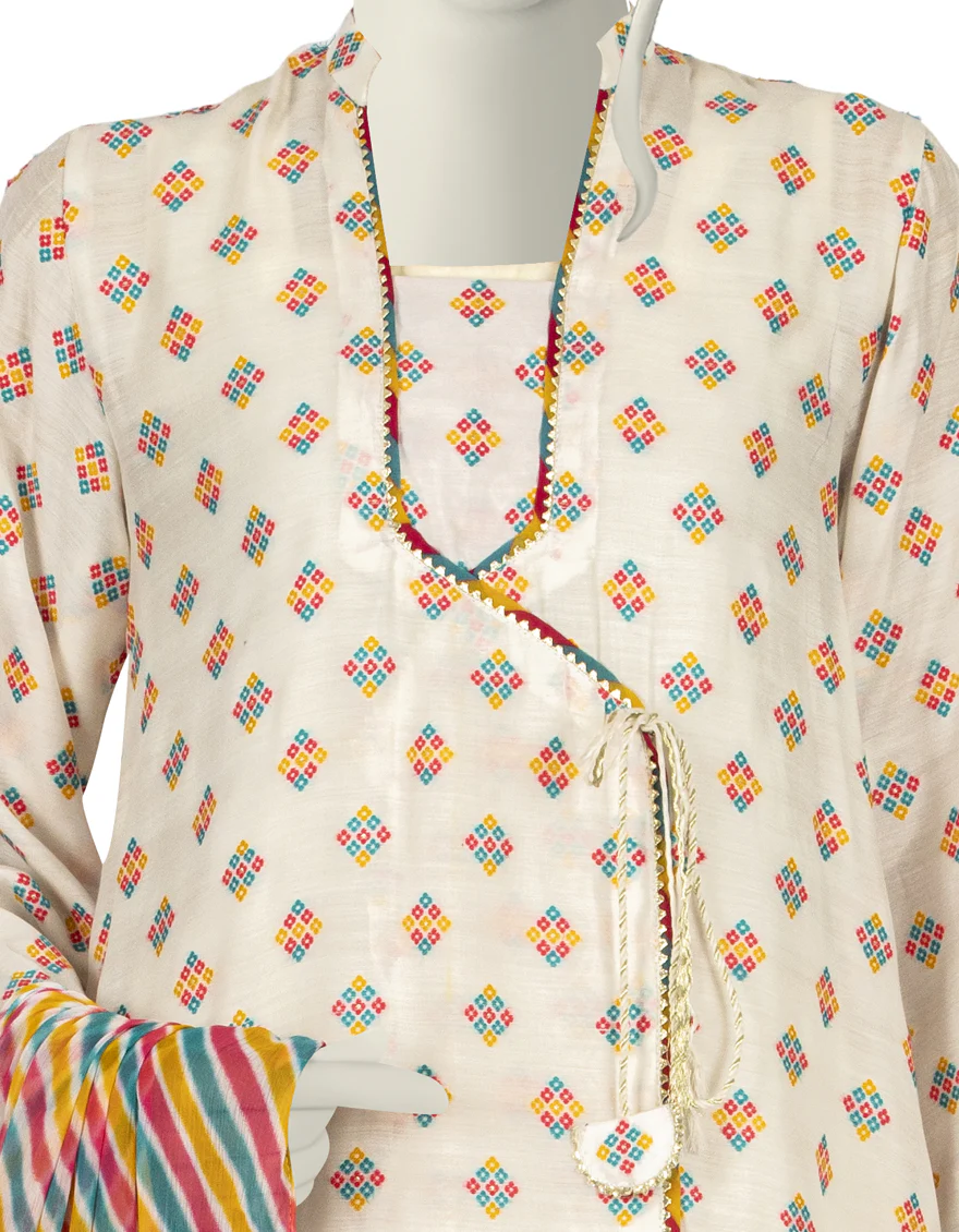 MULTICOLOR JACQUARD 3PC STITCHED | JLAWN-S-US-22-241/S NUSAIBA - Image 3