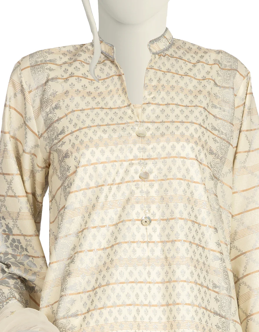 OFF WHITE ZARI 3PC STITCHED | JLAWN-S-US-22-270/S MERLINA - Image 2