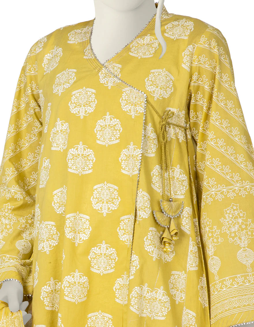 YELLOW LAWN 3PC STITCHED | JLAWN-S-US-22-276/S KEYAN - Image 3