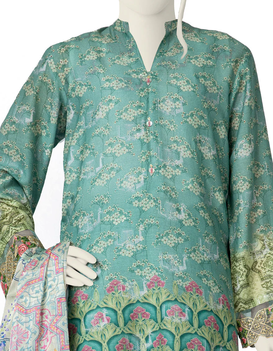 GREEN JACQUARD 3PC STITCHED | JLAWN-S-US-22-286/S REFLECTOR - Image 3