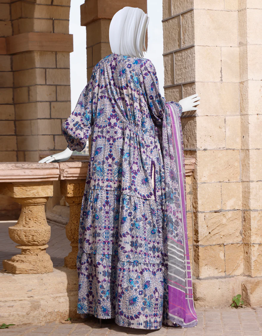 PURPLE-GREY LAWN 3PC UNSTITCHED | JLAWN-S-US-22-295 AENEAS - Image 2
