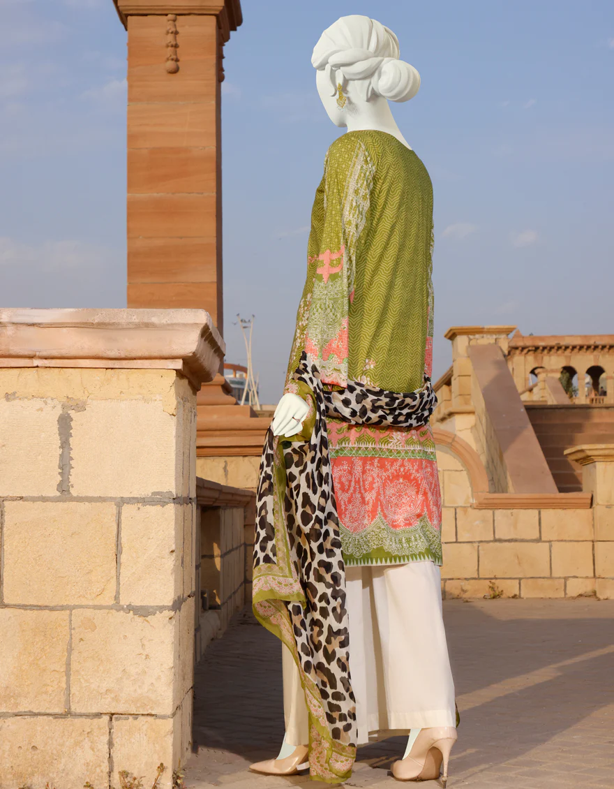 GREEN LAWN 3PC STITCHED | JLAWN-S-US-22-300/S CHEETAH - Image 3
