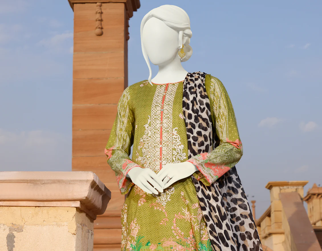 GREEN LAWN 3PC STITCHED | JLAWN-S-US-22-300/S CHEETAH - Image 4