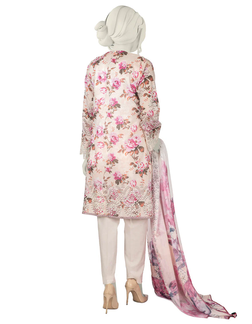 PINK LAWN 3PC STITCHED | JLAWN-S-US-22-305/S NAZAM - Image 2
