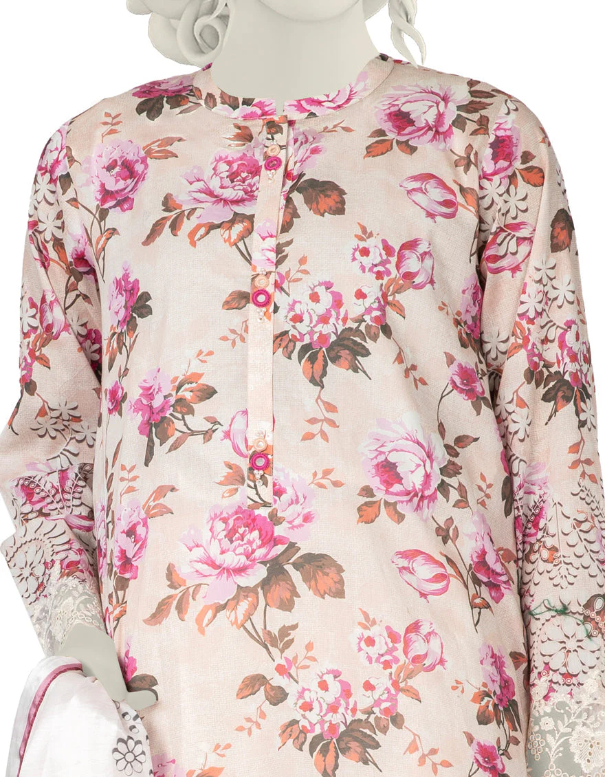PINK LAWN 3PC STITCHED | JLAWN-S-US-22-305/S NAZAM - Image 3