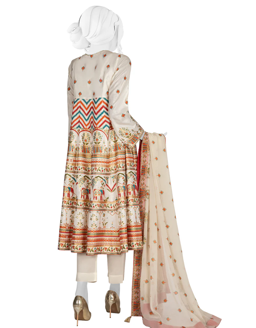 OFF WHITE LAWN 3PC STITCHED | JLAWN-S-US-22-309/S OFF WHITE - Image 3