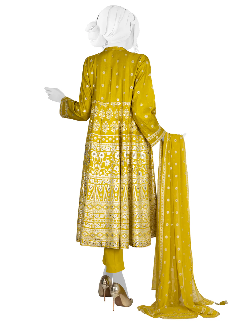 MEHNDI GREEN 3PC STITCHED | JLAWN-S-US-22-311/S MENDHI GREEN - Image 3