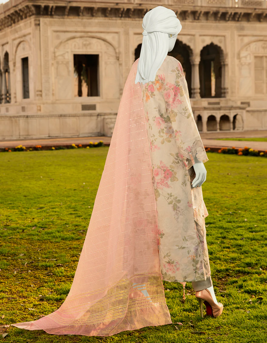 ASH GREY LAWN 3PC UNSTITCHED | JLAWN-S-US-22-342 LUXURY - Image 2