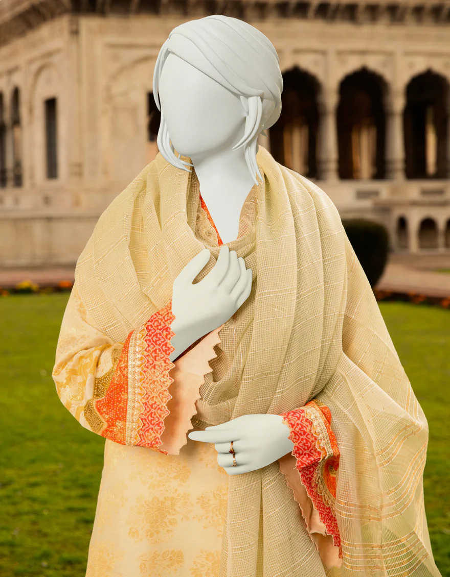 MULTICOLOR LAWN 3PC UNSTITCHED | JLAWN-S-US-22-346 ARECA - Image 3