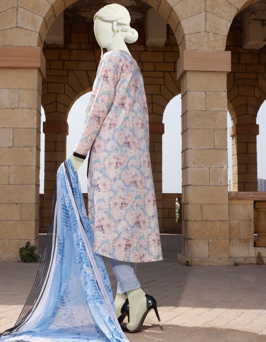 MULTICOLOR LAWN 3PC UNSTITCHED | JLAWN-S-US-22-374 OPULENT - Image 2