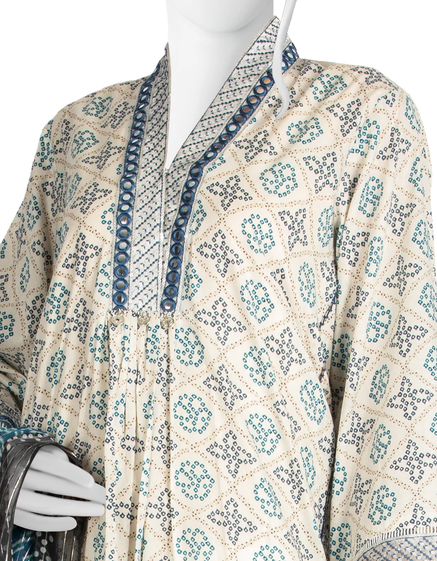 MULTICOLOR LAWN 3PC UNSTITCHED | JLAWN-S-US-22-377 ZUNI - Image 2