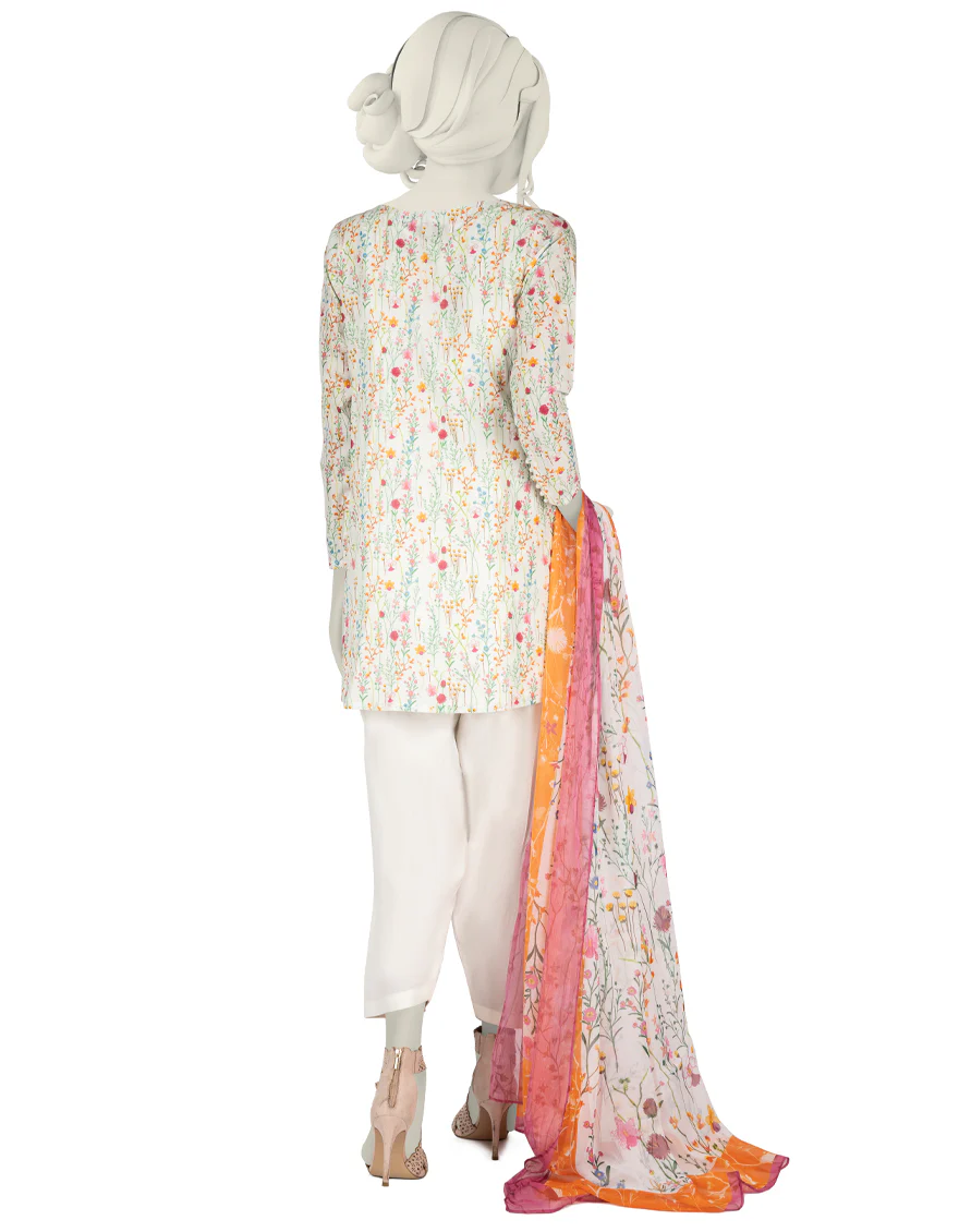 MULTICOLOR LAWN 3PC STITCHED | JLAWN-S-US-22-411/S ANEMONE - Image 2