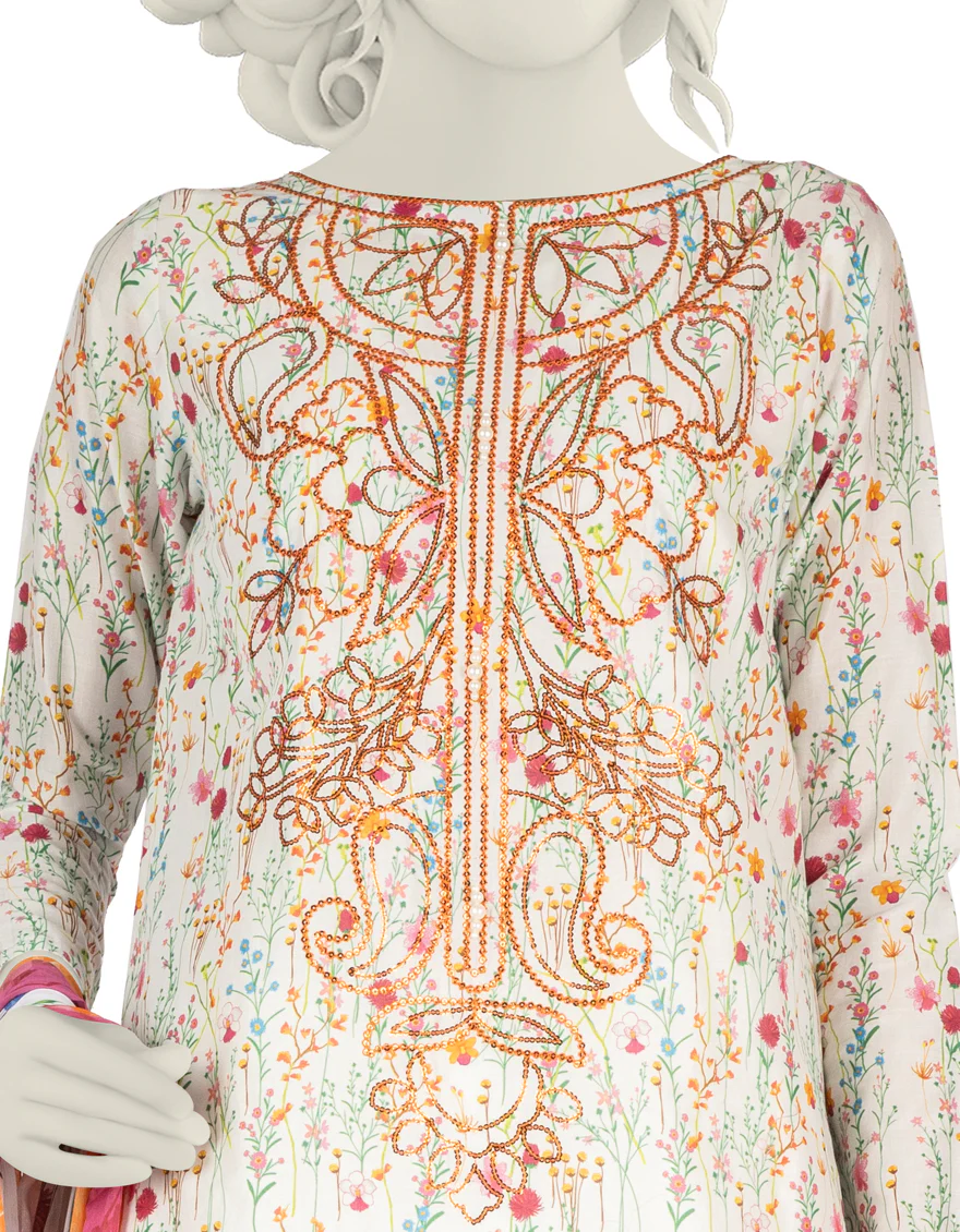 MULTICOLOR LAWN 3PC STITCHED | JLAWN-S-US-22-411/S ANEMONE - Image 3
