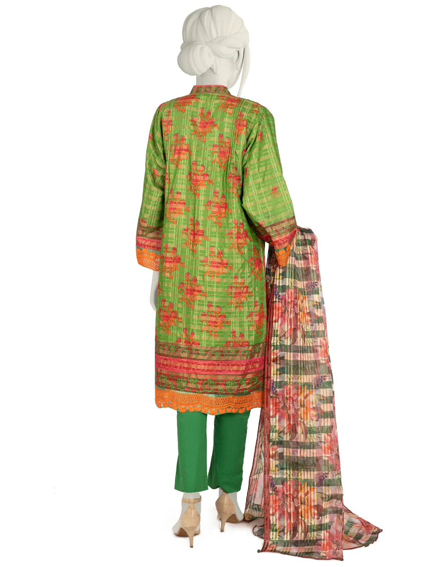 GREEN LAWN 3PC STITCHED | JLAWN-S-US-22-414/S MINTY - Image 2