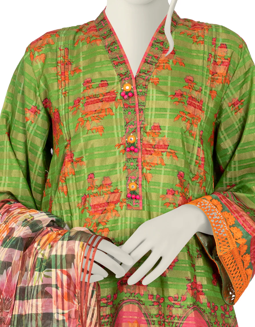 GREEN LAWN 3PC STITCHED | JLAWN-S-US-22-414/S MINTY - Image 3
