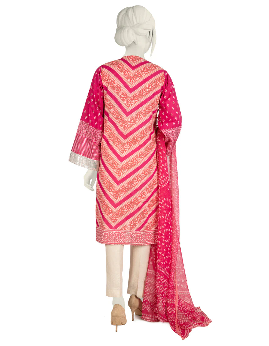 PINK LAWN 3PC STITCHED | JLAWN-S-US-22-422/S KAMDANI - Image 2