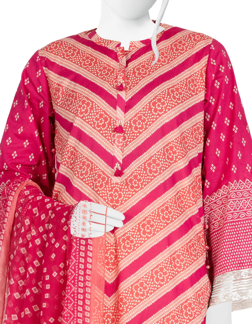 PINK LAWN 3PC STITCHED | JLAWN-S-US-22-422/S KAMDANI - Image 3