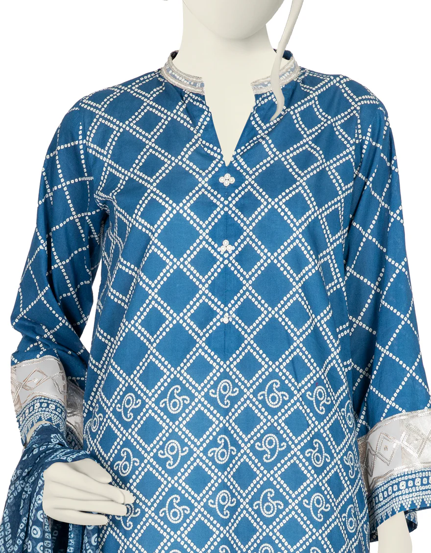BLUE LAWN 3PC STITCHED | JLAWN-S-US-22-425/S BADLA - Image 3