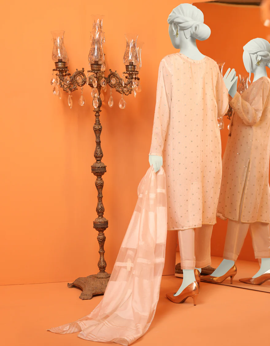 OFF WHITE LAWN 3PC UNSTITCHED | JLAWN-S-US-22-438 OFF WHITE - Image 2