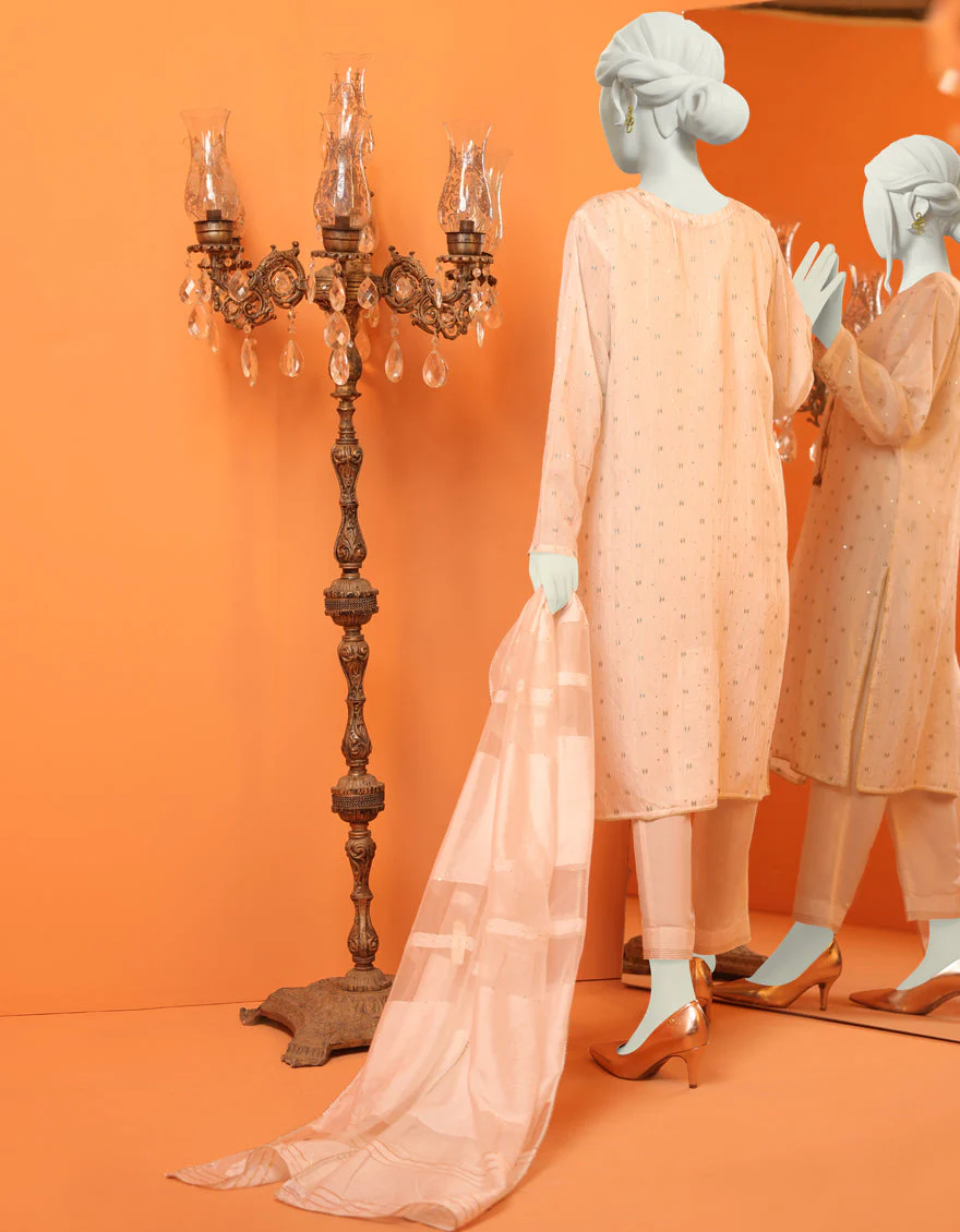 OFF WHITE LAWN 3PC STITCHED | JLAWN-S-US-22-438/S OFF WHITE - Image 2