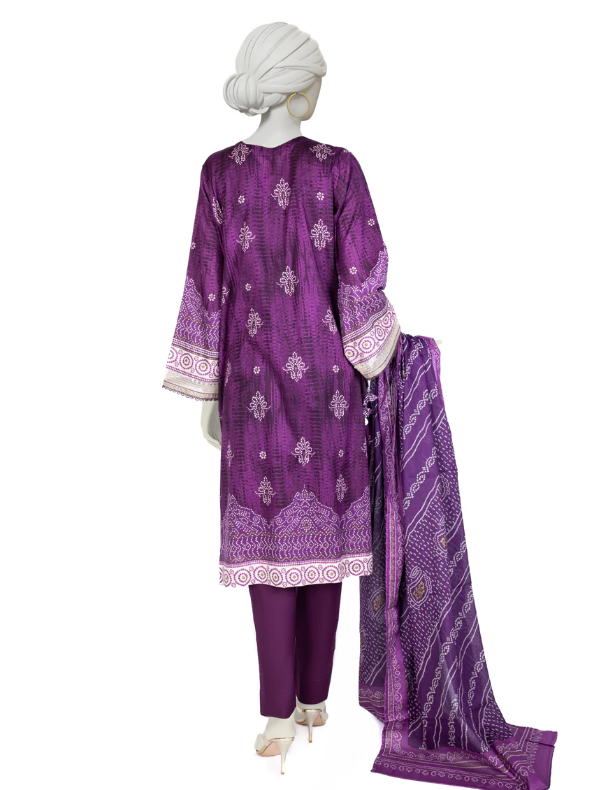 PURPLE LAWN 3PC STITCHED | JLAWN-S-US-23-017/S ZAREEN - Image 2