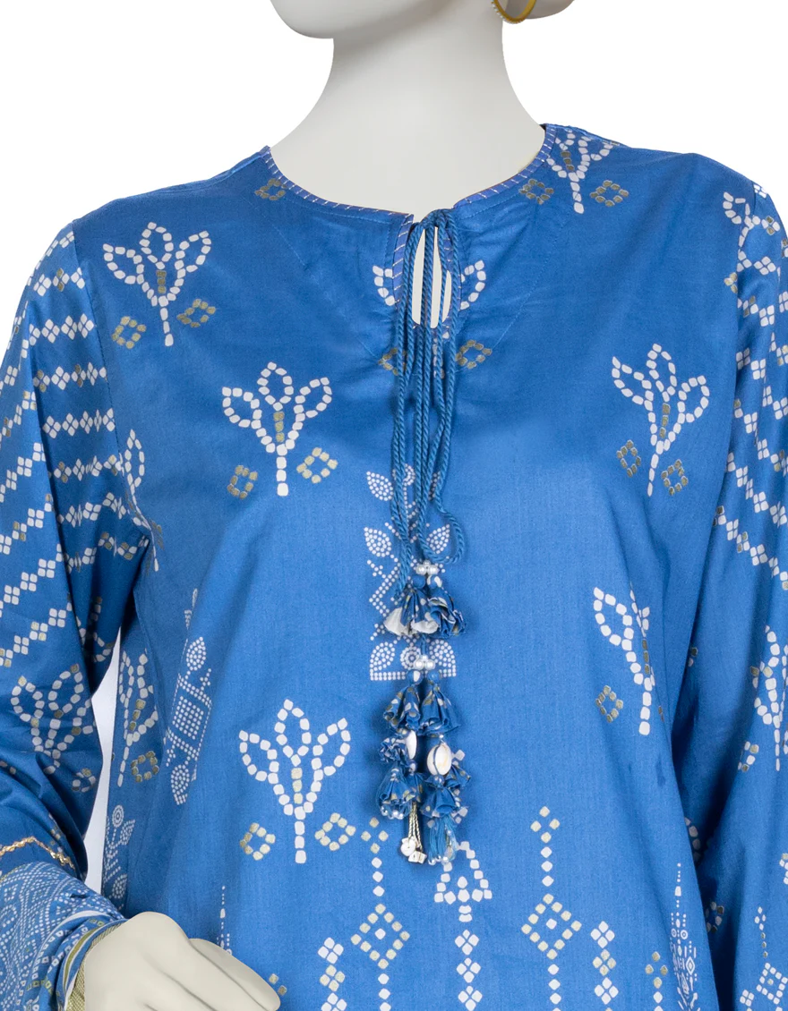 BLUE LAWN 3PC STITCHED | JLAWN-S-US-23-026/S ARUBABLUE - Image 3