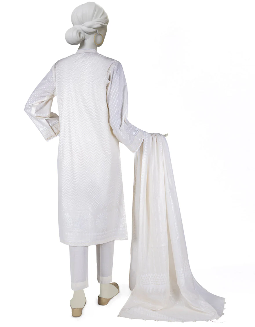 OFF WHITE LAWN 3PC STITCHED | JLAWN-S-US-23-031/S GUL-E-LALA - Image 2