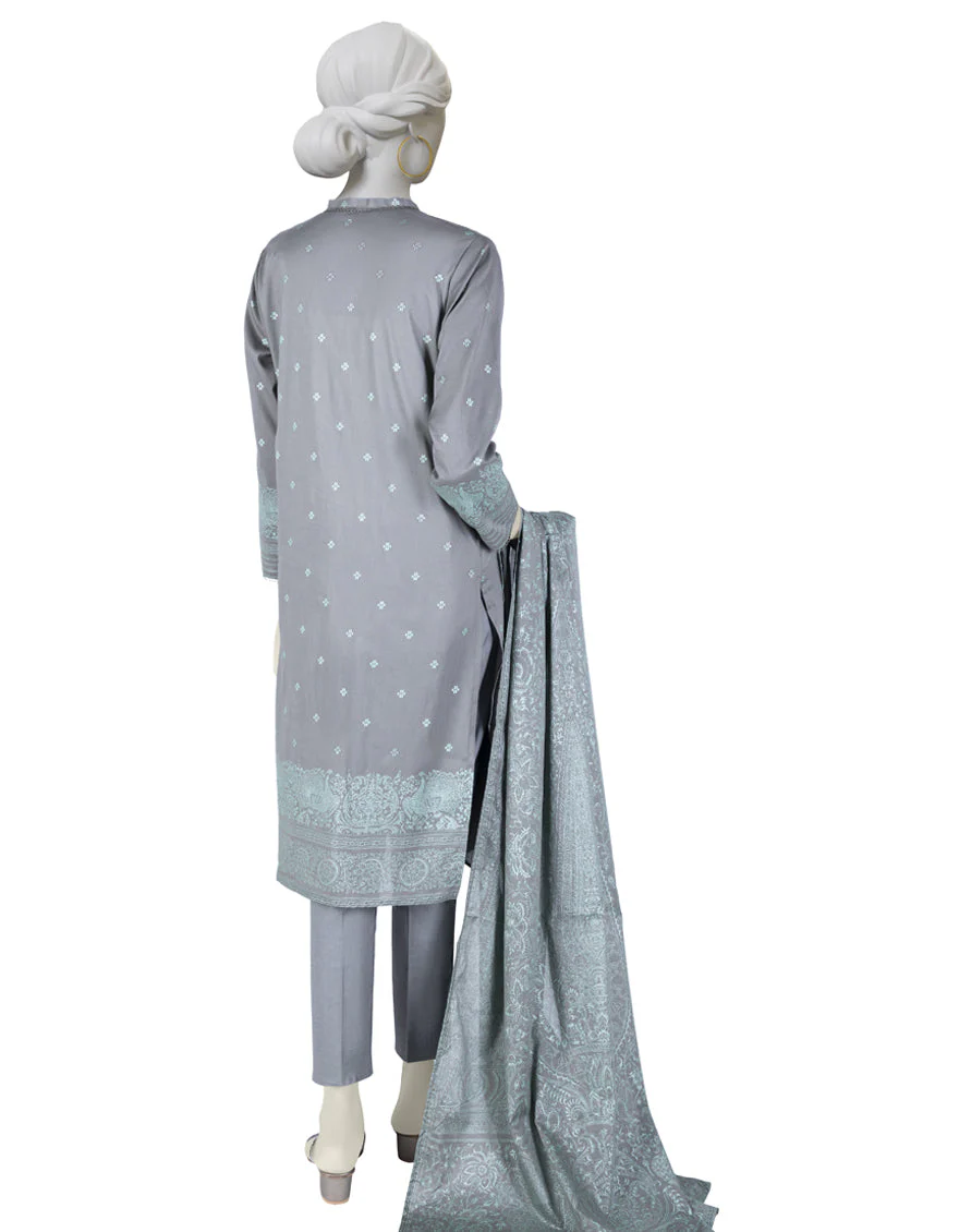 GREY LAWN 3PC STITCHED | JLAWN-S-US-23-035/S JOMANA - Image 2