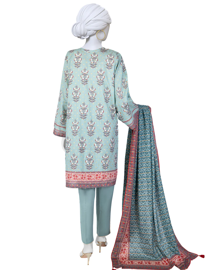 GREEN LAWN 3PC STITCHED | JLAWN-S-US-23-050/S QANAT - Image 2