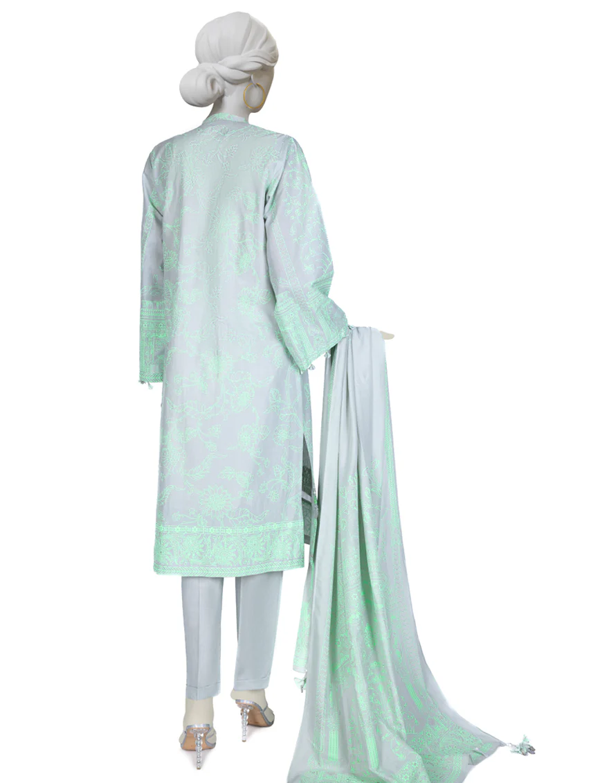 GREEN LAWN 3PC STITCHED | JLAWN-S-US-23-058/S VERDE - Image 2