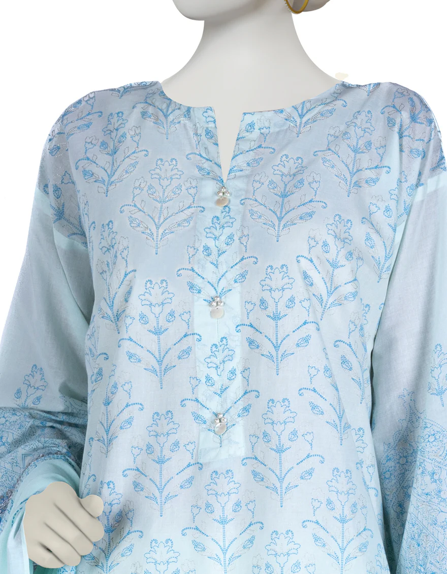 SKY BLUE LAWN 3PC STITCHED | JLAWN-S-US-23-059/S AZUL - Image 3