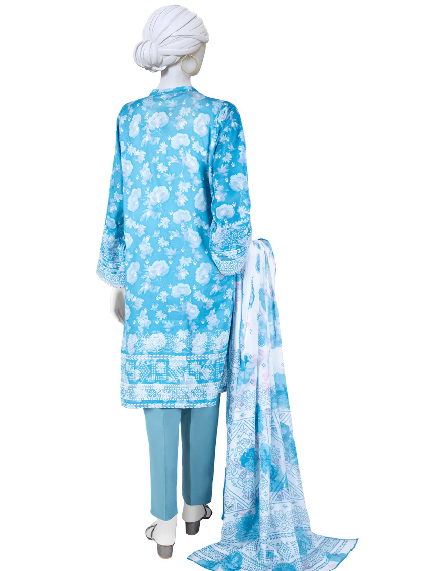 BLUE LAWN 3PC STITCHED | JLAWN-S-US-23-065/S ALARA - Image 2